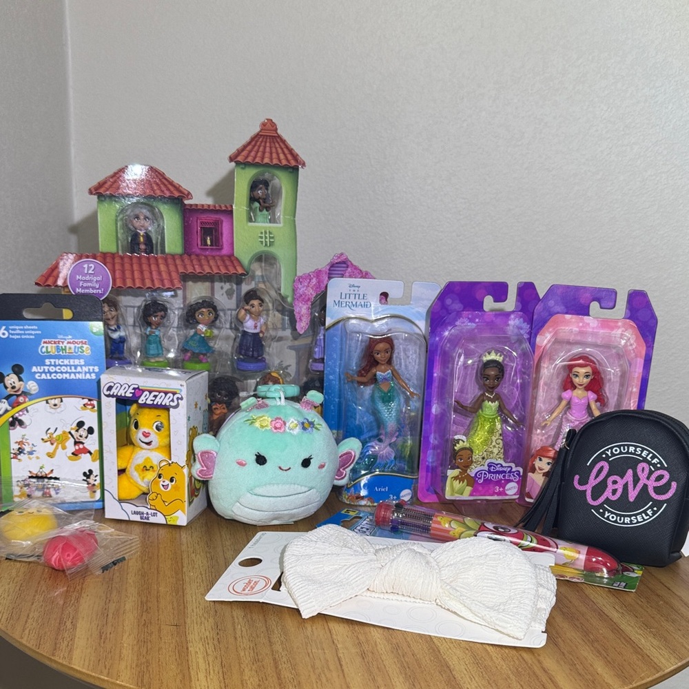 Disney Princess Doll Bundle with Basket Stuffers Gift Set
